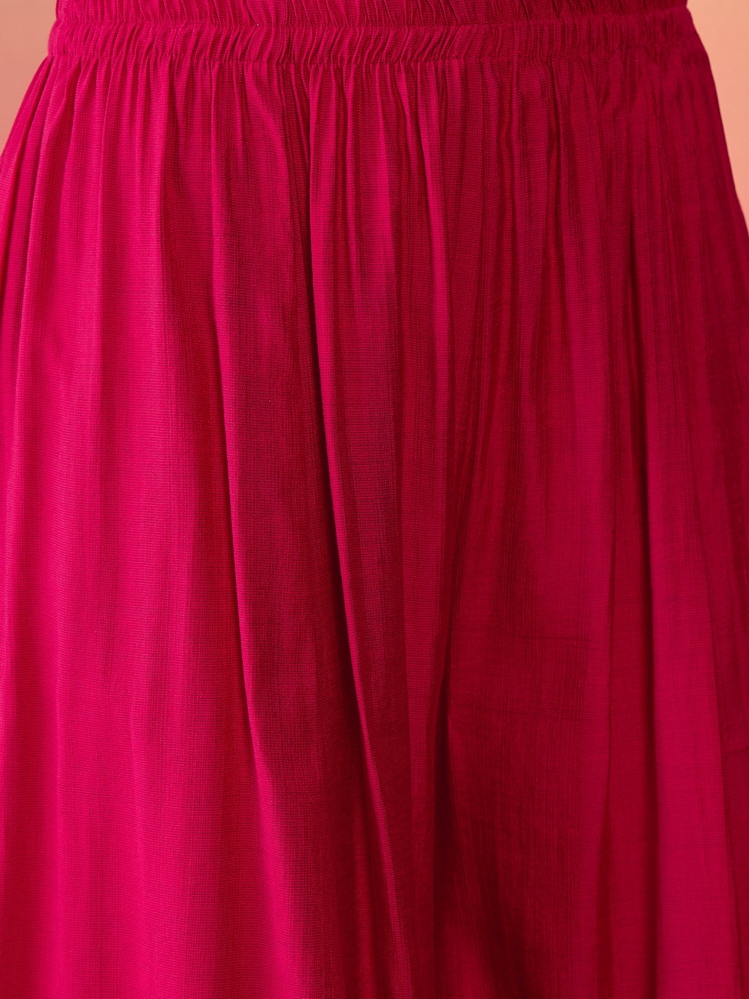 Yoke Design Anarkali Kurta Set With Dupatta
