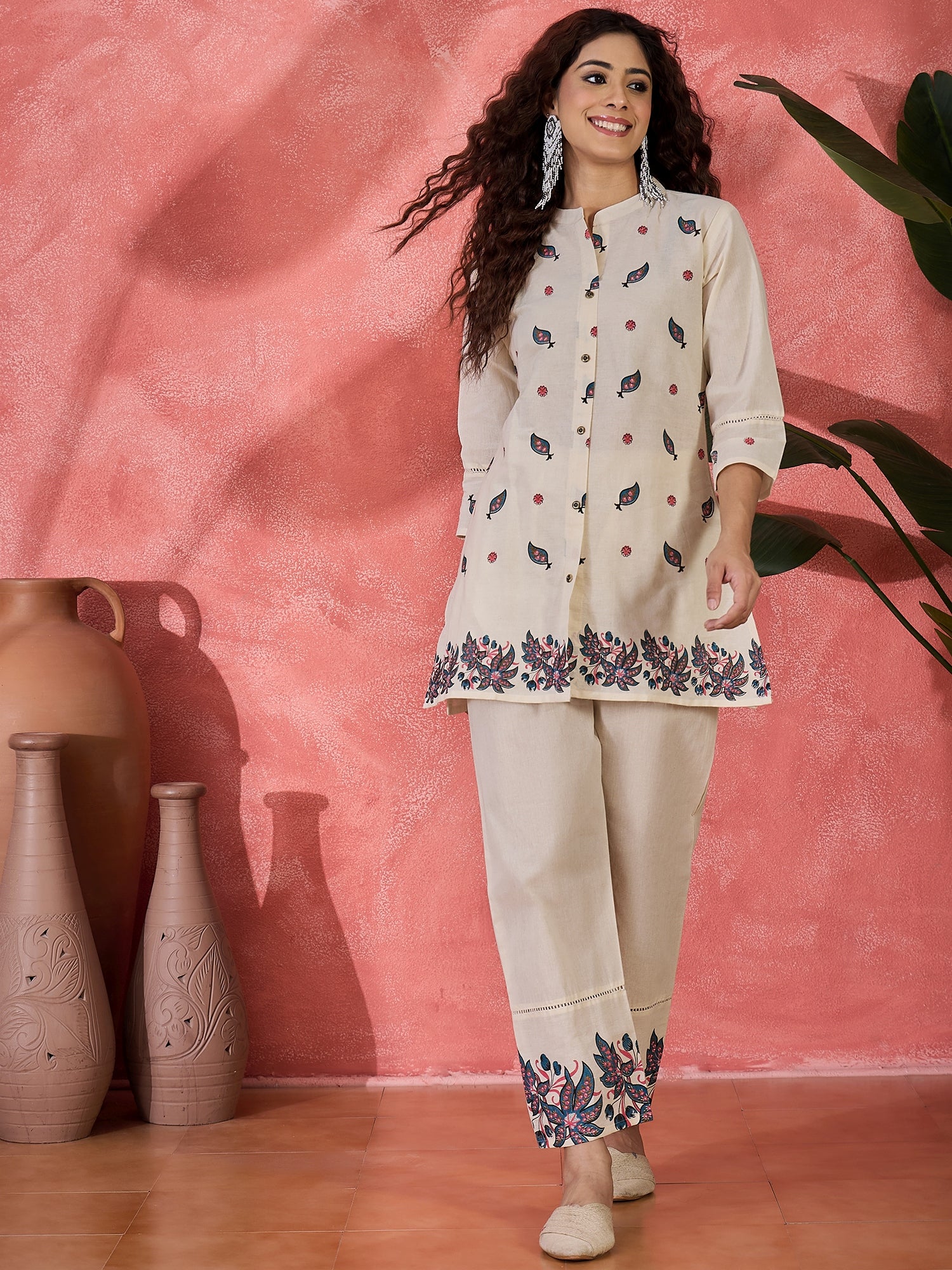 Printed Tunic With Trousers Co-Ords