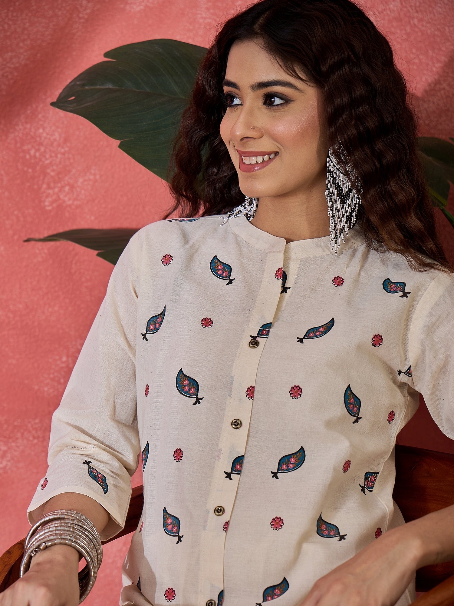 Printed Tunic With Trousers Co-Ords