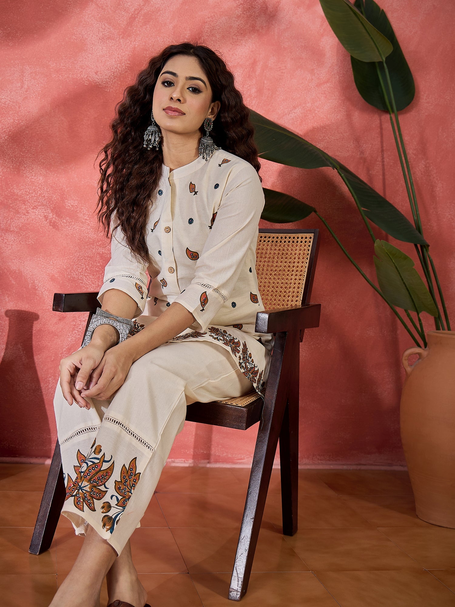 Printed Tunic With Trousers Co-Ords