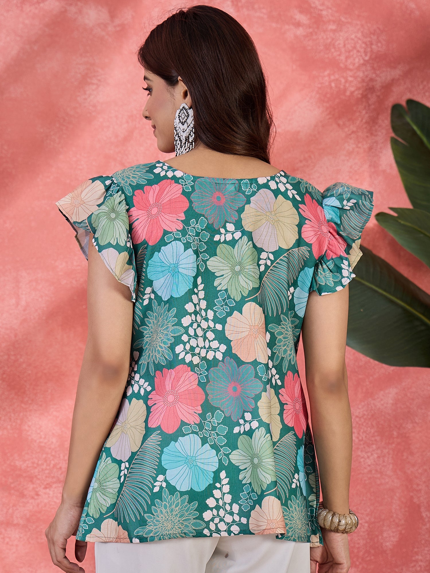 Women Floral Printed Regular Top