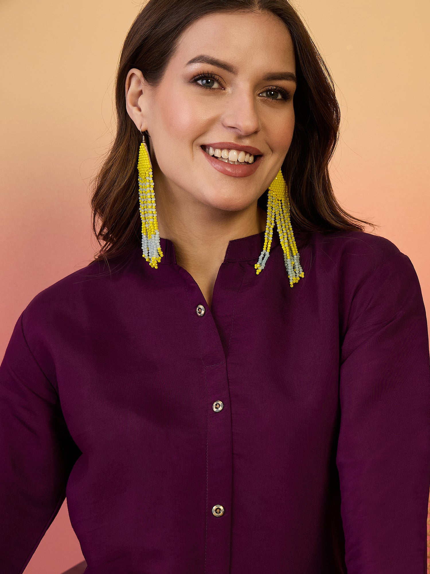 Embroidered Tunic With Trouser Co-Ords